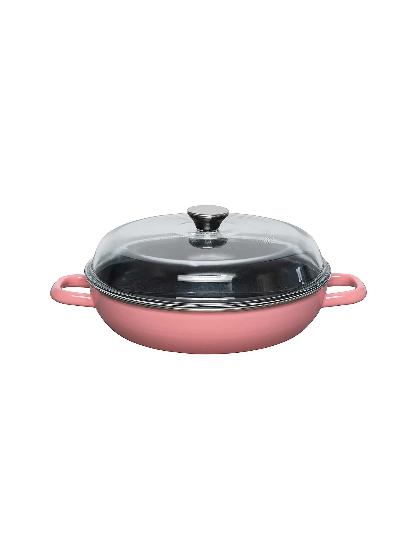 RIESS | Schmorpfanne mit Deckel 28cm Pink | 